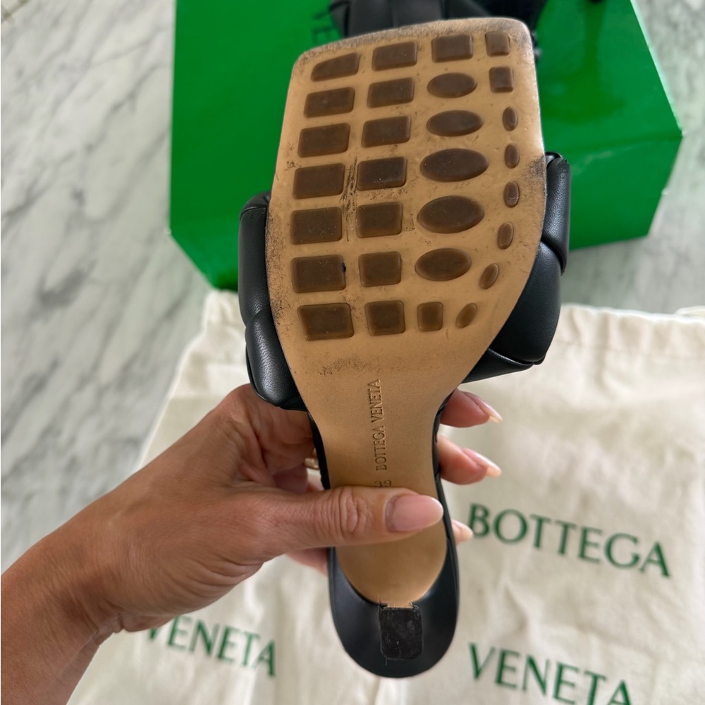 Botegga Veneta Lido Mules in Lagoon (dark green) sz 39 - Picture 5 of 10